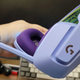 Illustration for article titled Heres The Prettiest Purple Gaming Headset I Ever Did See